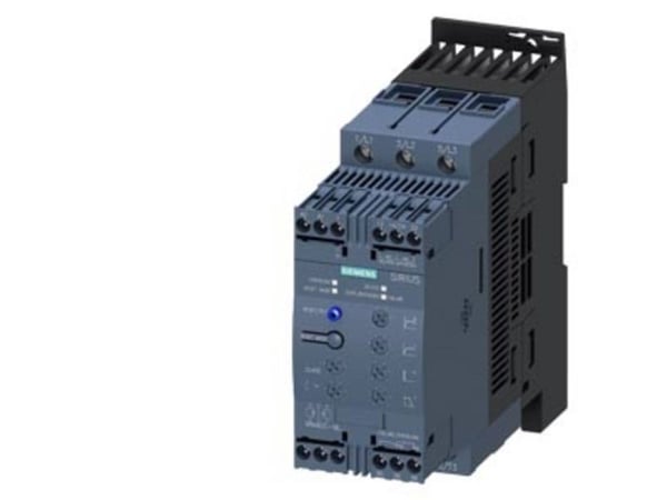 Siemens 3RW4037-1BB15 3RW40371BB15 Pehmokäynnistysyksikkö Moottorin nimellisvirta 400 V:lla 30 kW 600 V Nimellisvirta 63 A