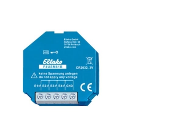 Eltako F4USM61B trådløs sender rekkevidde (maks. i fritt terreng) 30 m
