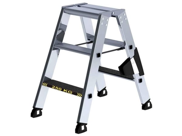 MUNK Günzburger Steigtechnik 43803 Aluminium trappestige Arbeidshøyde (maks.): 2,25 m 6,8 kg