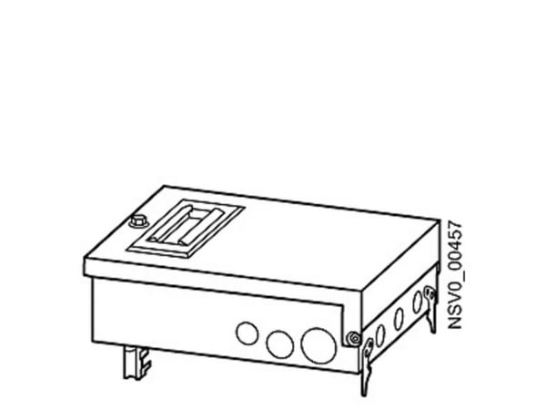 Grenutgångslåda 63A 1x3P D02