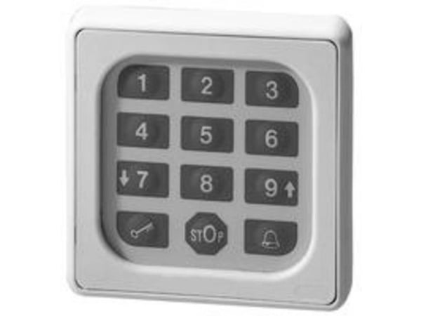 Somfy 9000028, Väggtryckknapp, Grå