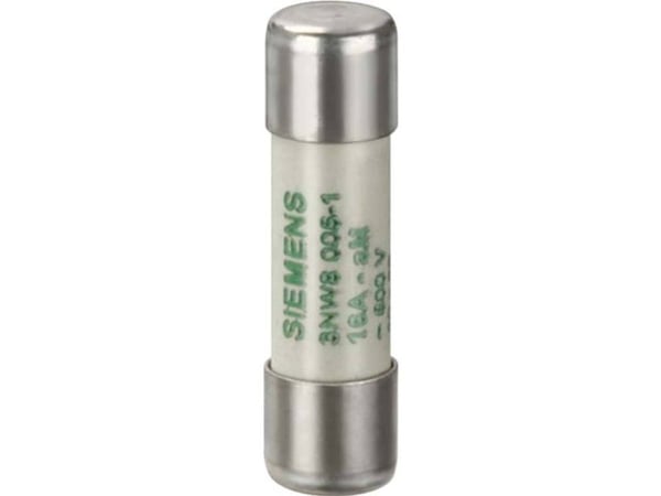 Siemens 3NW80021 Zylindersicherungseinsatz 2 A 500 V 10 St., 38 mm, 1 cm, 53 mm, 80 mm, 13 mm, 7 g