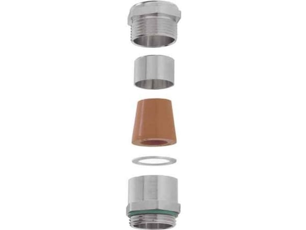 Lapp 52105470, Metallisk, mässing, 25 styck, M20x1.5, IP68, -20 - 200 ° C