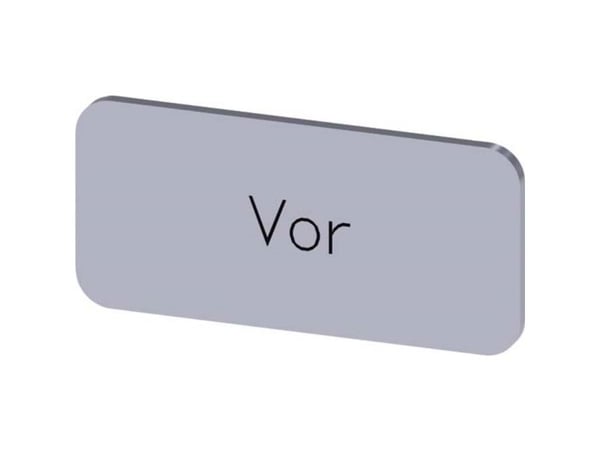 Siemens 3SU1900-0AC81-0AF0 Betegnelsesskilt 10 stk