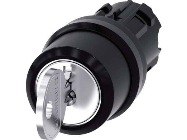 Siemens 3SU10004BL010AA0 3SU1000-4BL01-0AA0 nyckelkontakt 2 x 45° IP66, IP67, IP69/IP69K 1 st