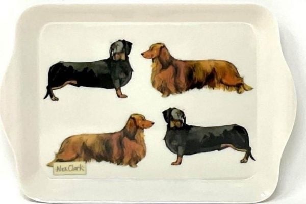 Sagad kjøkenskål liten dachshund