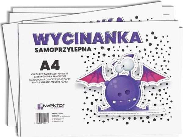 Wektor selvklebende utklipp A4 (10 stk)