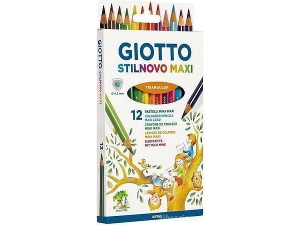Giotto F225900, Valikoidut värit, 12 kpl
