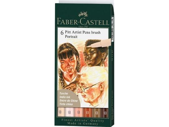 Faber-Castell 167167, Flerfarget, 6 farger, Rund, Papir, Gutt/Jente, 6 stykker