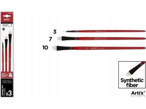Synteettiset harjat 3kpl