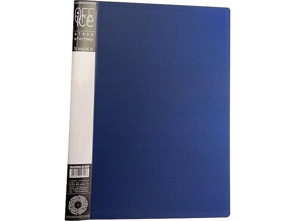 Tilbudsalbum A4 PP 30 lommer blandede farger