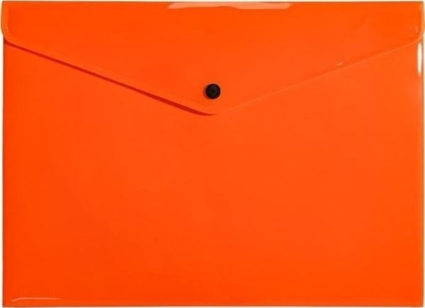Biurfol A4 PP konvoluttmappe neon oransje
