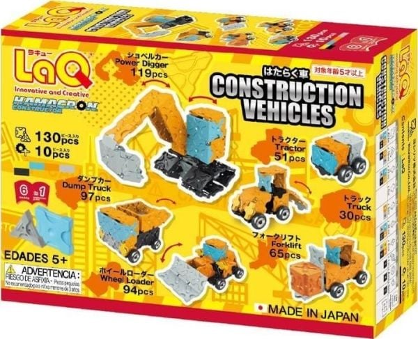 LaQ Construction Vehicles utdanningsblokker