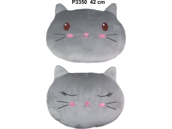Unizoo pute katt grå 42 cm MIX