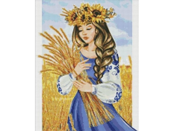 Ideyka diamantmosaikk – Mitt familiejord, 40x50 cm