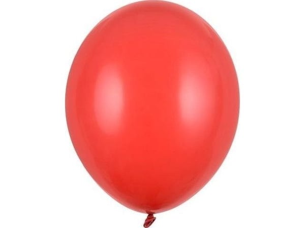 Party Deco ballonger Strong Pastel Poppy Red 30 cm 50 stk