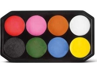 Ansiktsmaling palett 18 ml 8 farger