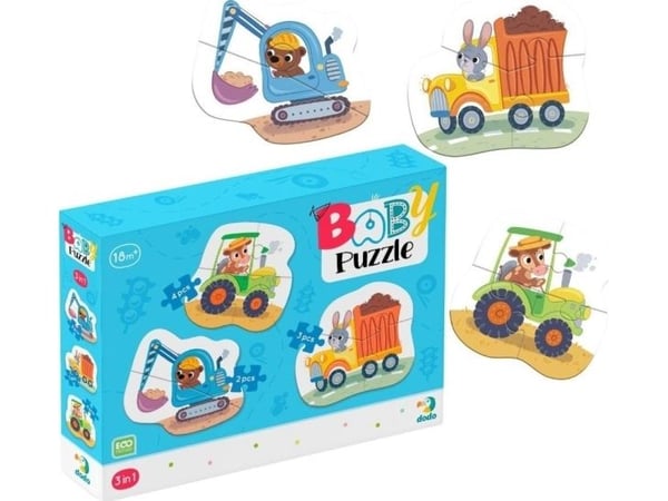 Dodo pussel 3-i-1 – Transport