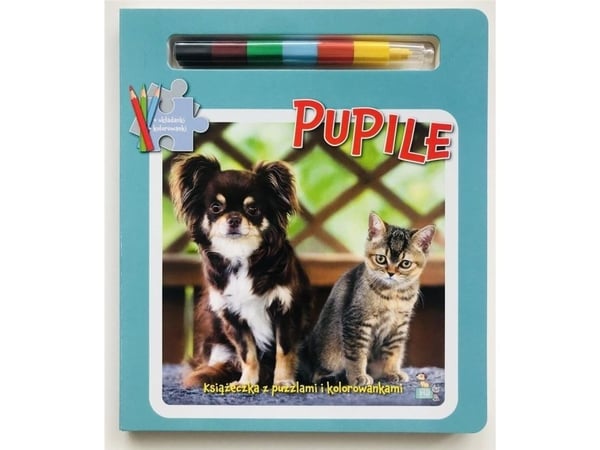 MD Creative Pupile. bok med pussel, målarbilder och penna