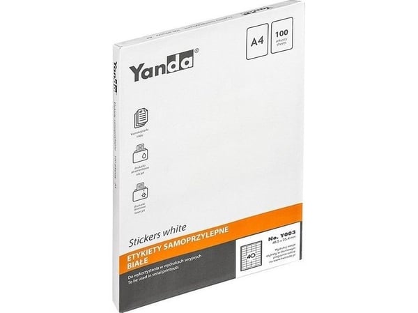 Selvklebende etiketter NO.Y003 YANDA Selvklebende etiketter NO.Y003 YANDA