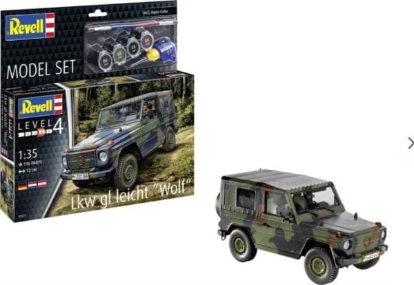 Modellsett lastebil gl light 'Wolf' 1:35