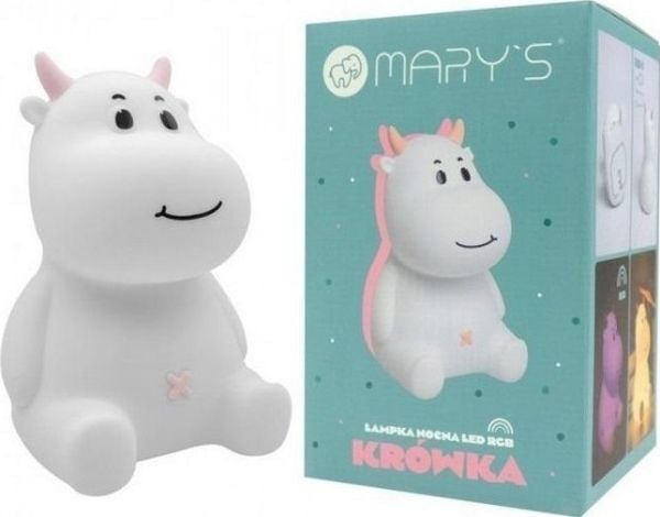 Plexido LED nattlampe ku rosa