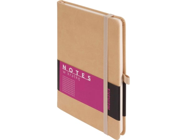 Antra Notatbok Memofix B6 ruter beige