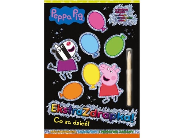 Media Service Zawada Peppa Pig extra skrapbräda: Vilken dag!