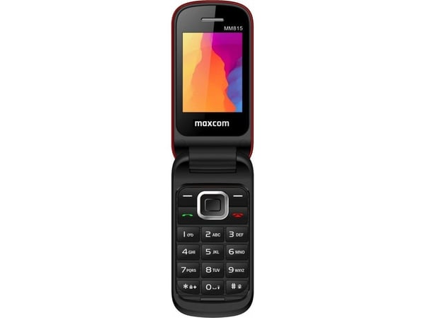 MaxCom Comfort MM815, Avattava, Kaksois-SIM, 6,1 cm (2.4"), 0,3 MP, 1000 mAh, Punainen