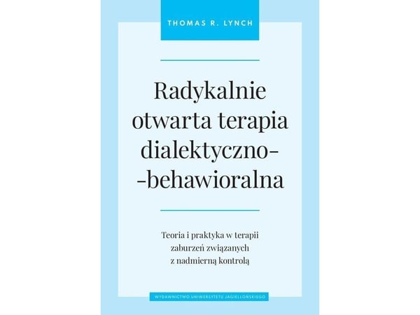 Jagiellonske universitets forlag Radikalt åpen dialektisk atferdsterapi