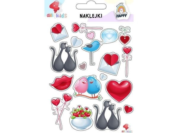 Dodo Klistremerker for barn Valentinsdag 2