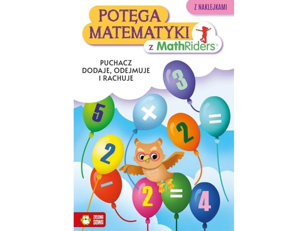 Zielona Sowa Matematikkens kraft med Math riders. Uglen legger til, trekker fra og regner
