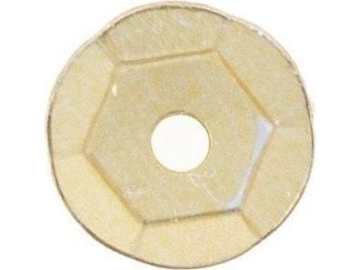 BREWIS paljetter 6 mm 10 g matt sandfarget
