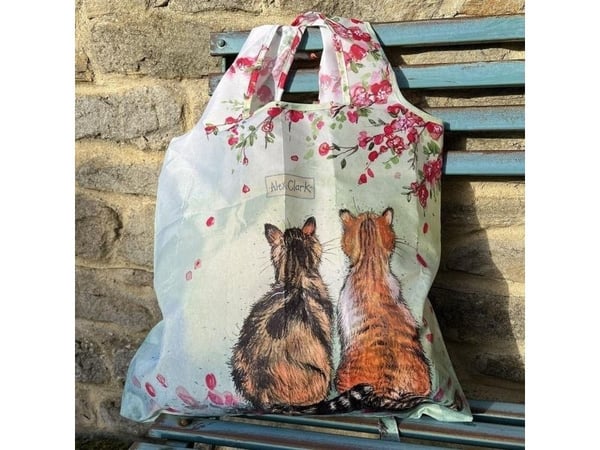 Shopping Bag RE17 Cats and Flowers Crib