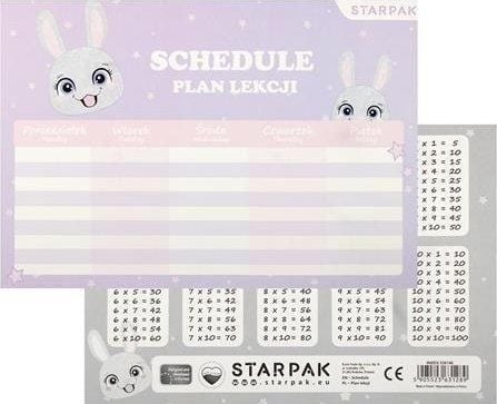 Starpak leksjonsplan med multiplikasjon Rabbit (25 stk.) |