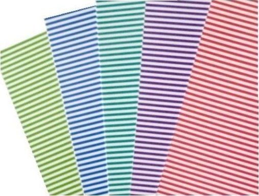 Dobbeltsidig dekorpapir pepita 300 g 24x34 cm 5 ark MIX