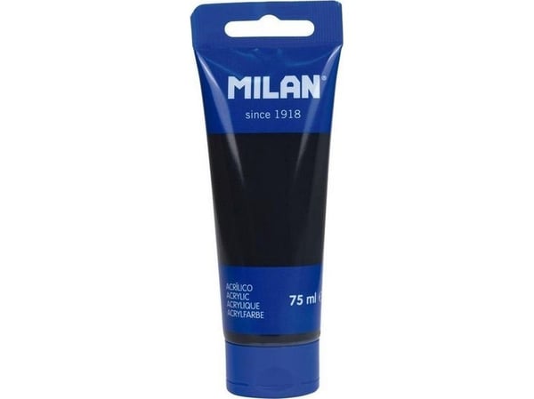 Milan akrylmaling i tube 75 ml jet black