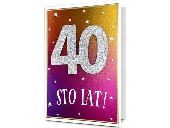 Kort B6 Bursdag 40