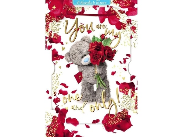 Carte Blanche holografisk 3D-kort You are my one and only