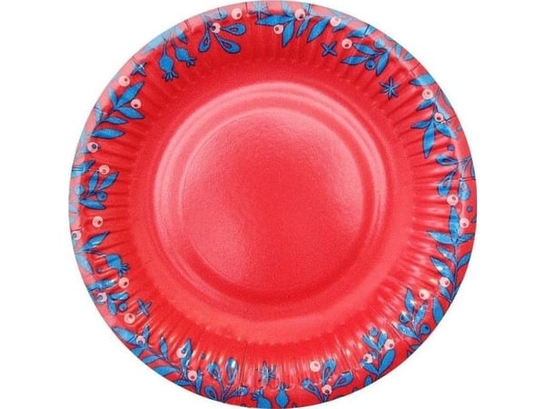 Let It Snow 18cm paperilautaset 6kpl
