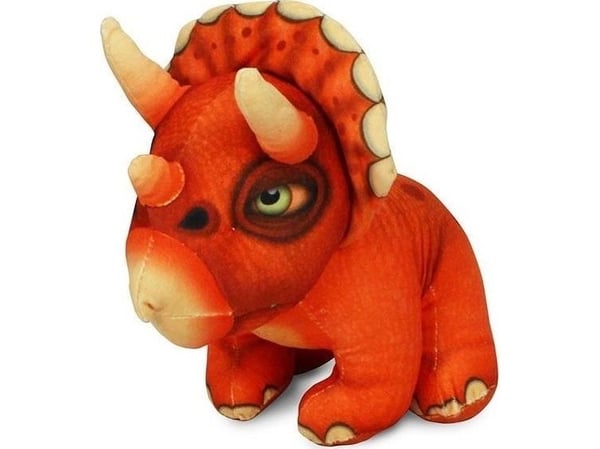 Ranok *PLUSZ dinozaur triceraptos, 26 cm, pomarańcz.