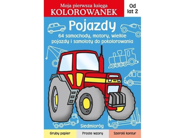 Ajoneuvot: ensimmäinen värityskirjani