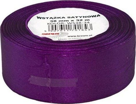 BREWIS satengbånd lilla 38mm x 32m