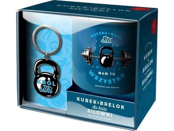 Muggset + nyckelring Hobby-Gym King