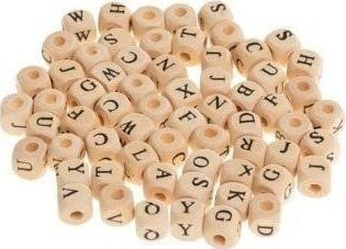 BREWIS treperler alfabet 8 mm 60 stk. BREWIS treperler alfabet 8 mm 60 stk.