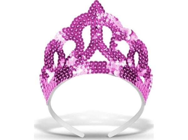 Arpex tiara med paljetter - rosa Arpex tiara med paljetter - rosa