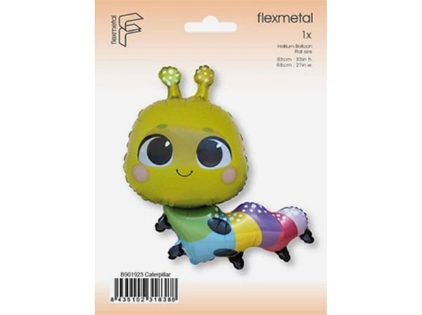 Fargerik Caterpillar Folieballong 79cm
