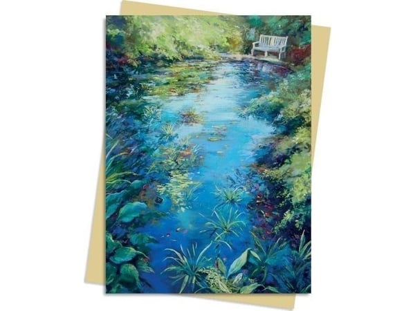 Pan Dragon gratulasjonskort B6 Vakker refleksjon Nel Whatmore