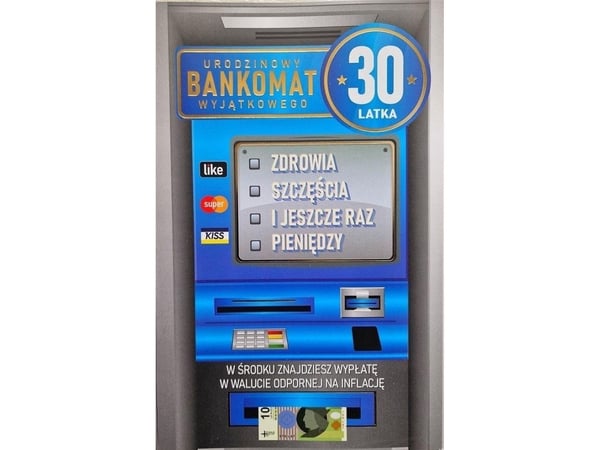 Yeku Gratulasjonskort Bursdag 30 (for ham)