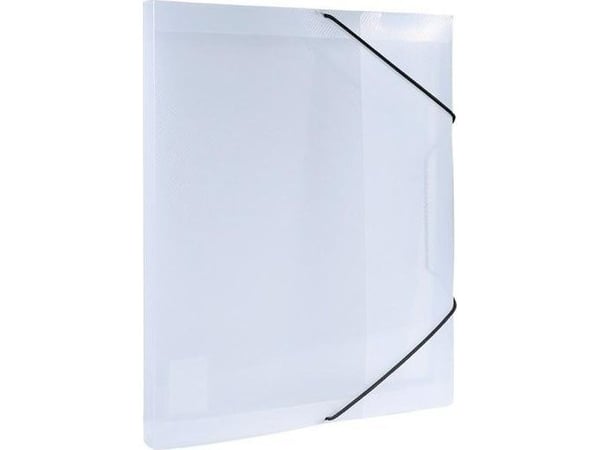 Biurfol elastisk mappe A4 i PP, transparent 2 cm